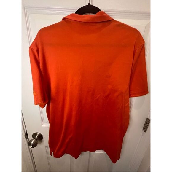 Robert Graham men’s polo T-shirt size XL Orange knowledge wisdom truth - Picture 2 of 7